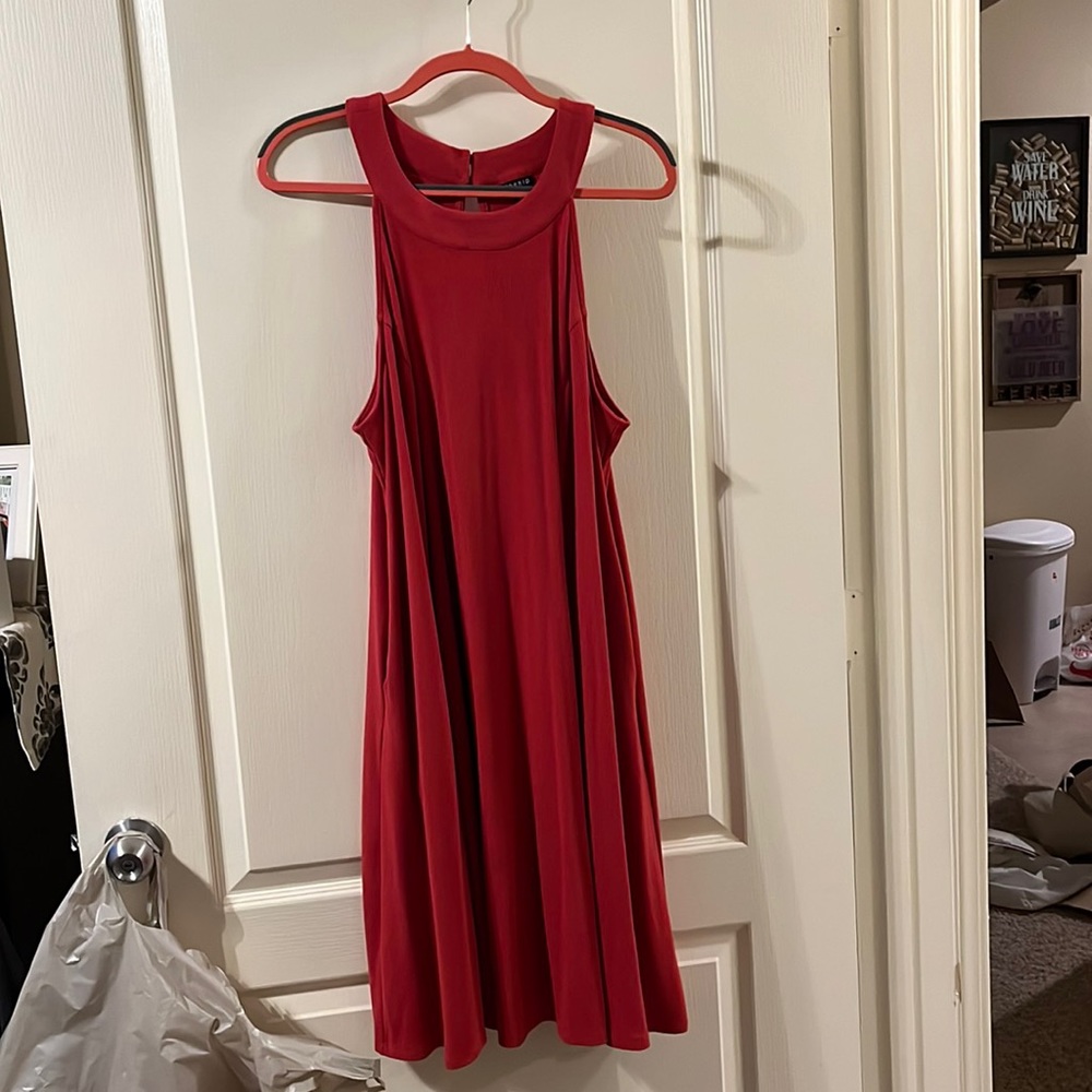 NWT!! Torrid size 3 Mini Rib Trapeze Dress.. goddess high neck, so cute!